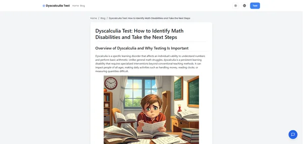 Dyscalculia Test: How to Identify Math Disabilities and Take the Next Steps